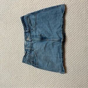 Denim Mini Skirt